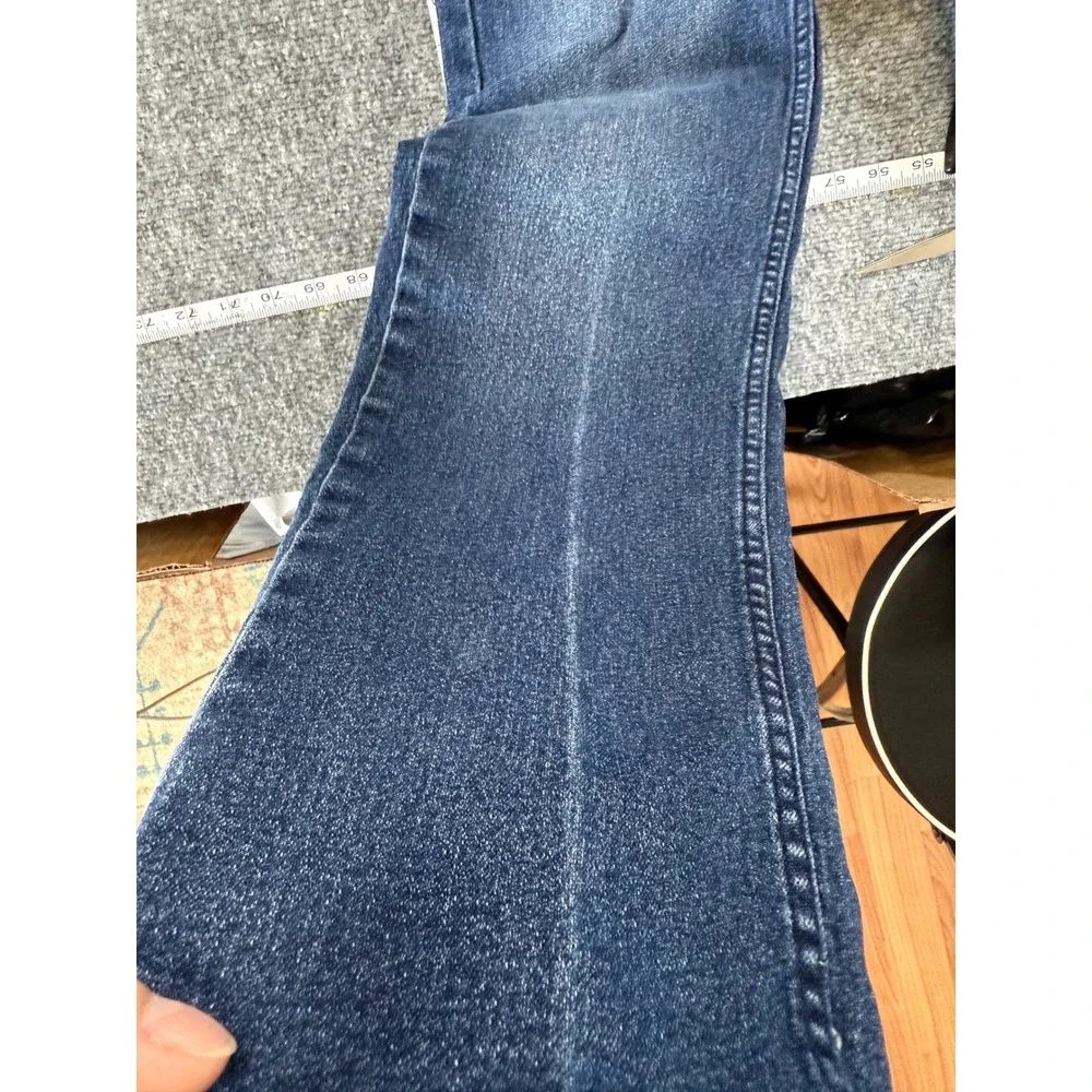Tommy Hilfiger Straight Leg Jeans Size 12 Dark Wash Adjustable Waist EUC